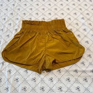 FP Movement by Free People Mustard Yellow Athletic Shorts size Medium